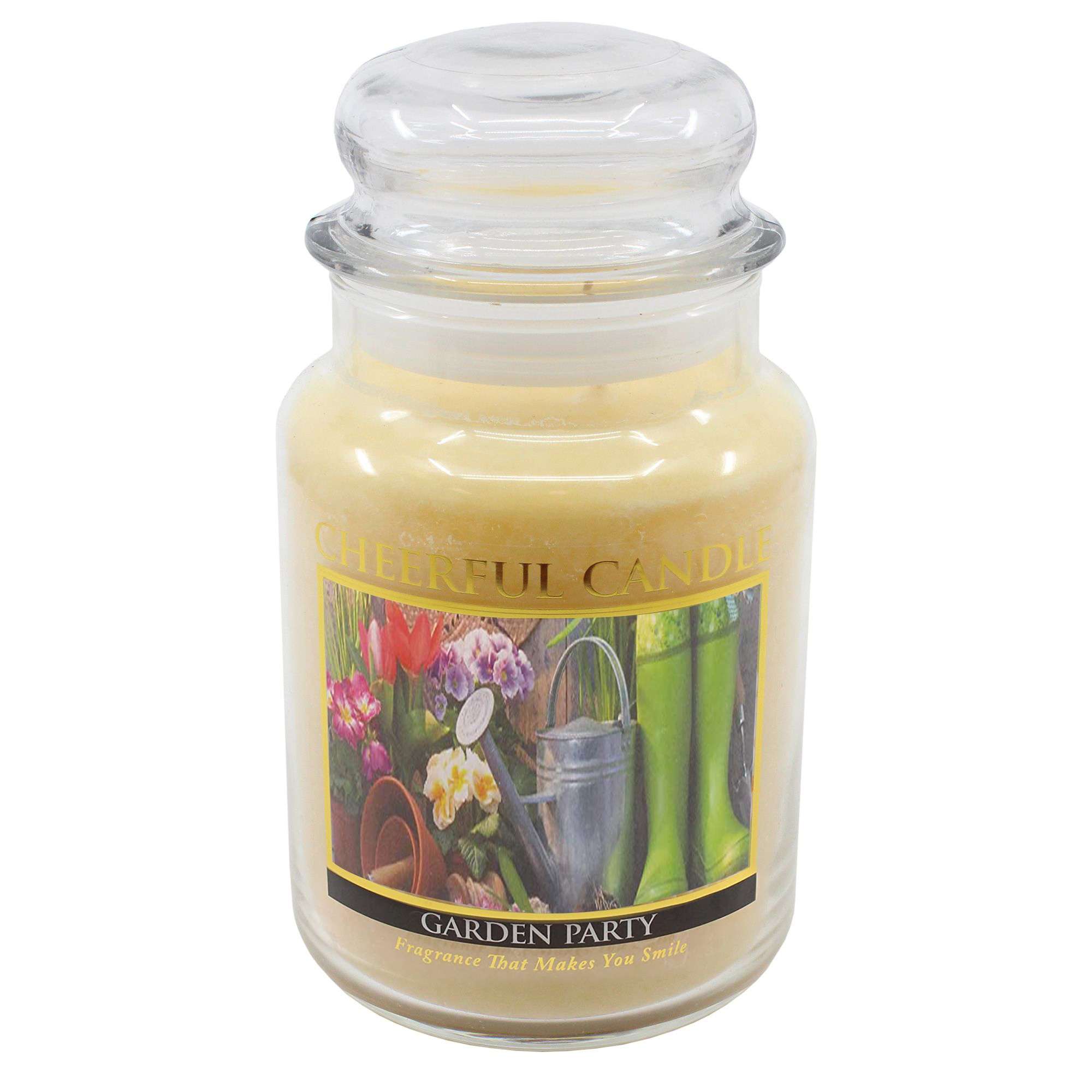 CHEERFUL CANDLE – GARDEN PARTY CANDELA PROFUMATA 3 DIMENSIONI MADE IN USA